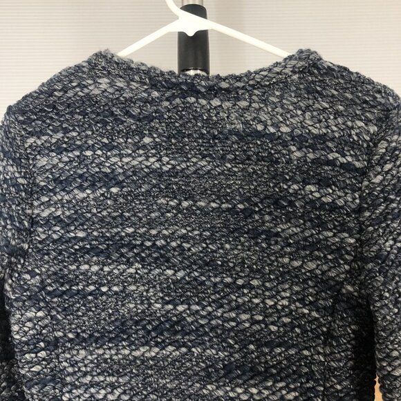 IRO PARIS Carene Wool Blend Blue Knit Blazer Jacket Sz 34 FRA - US 2 or XS - Picture 8 of 15